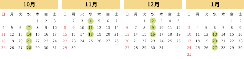 日程